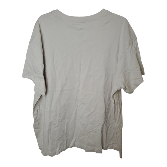 Nike sportswear loose fit plus cream tee shirt new womens Activewear top - Picture 3 of 5